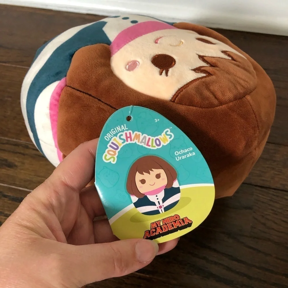 *NWT* Squishmallows x My Hero Academia Ochaco Uraraka 8” Soft Plush Toy
